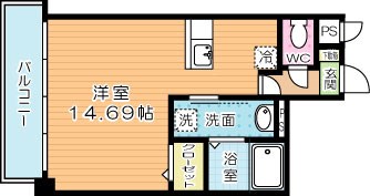 大八ビル 402号室 間取り