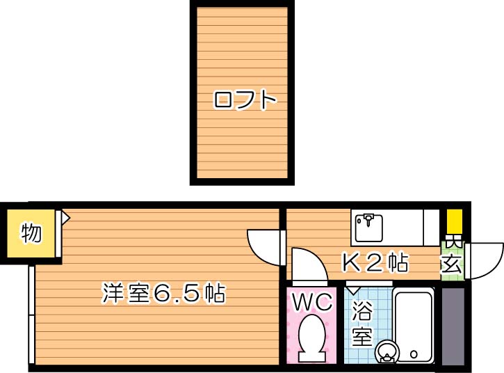 パンシオン森下　Ｂ棟 間取り図