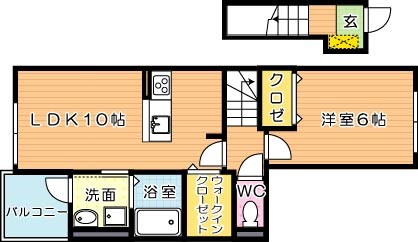 コンフォートF 間取り図