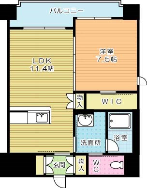 シャーメゾンステージ片野 603号室 間取り