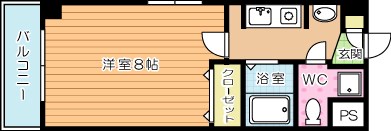 ＭｏｋｕＭｏｋｕ　モクモク 103号室 間取り