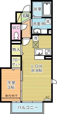 フォルトナ　カーサ 101号室 間取り