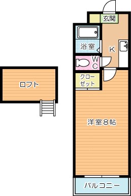 ヤンググレイス若園 205号室 間取り