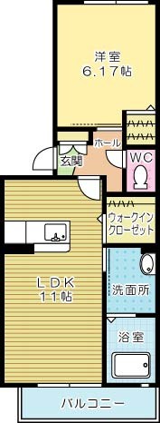 ショコラＫ 間取り図