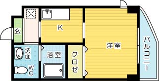 旦過タカヤコーポレーションビル 間取り図