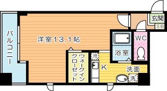 ユーフォリウム・マタマ 602号室 間取り