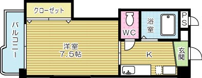 アビタシオン柳町 503号室 間取り