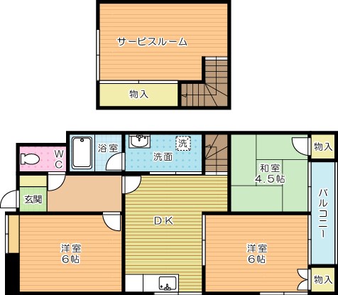 プレステージ霧ヶ丘 間取り図