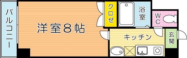 ビブレ江南  506号室 間取り