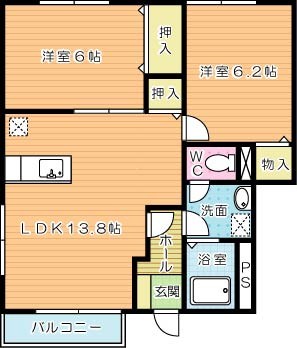 ロジュマンエル 101号室 間取り