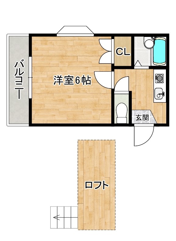 オアシス清水 間取り