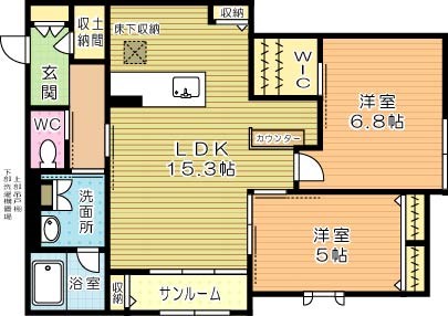 シャーメゾン華みずき 間取り