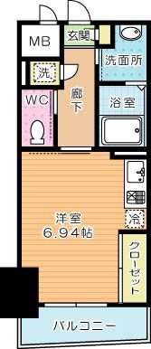 ＭＧＡ城内 間取り図