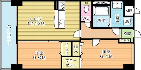 メディアパークⅧ (メディアパークエイト) 間取り図