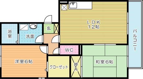 レスポワール赤坂　A棟 205号室 間取り