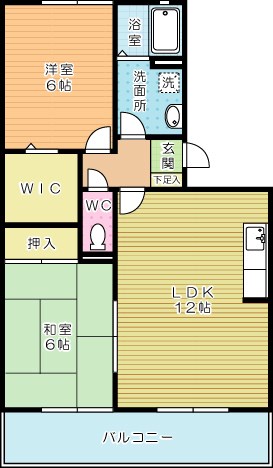 レスポワール赤坂　Ｂ棟  302号室 間取り