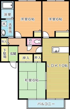 グランフレール 間取り図