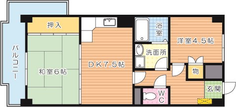 陣山スカイマンション 間取り