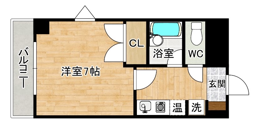 エンジョイスペースオカダ 701号室 間取り