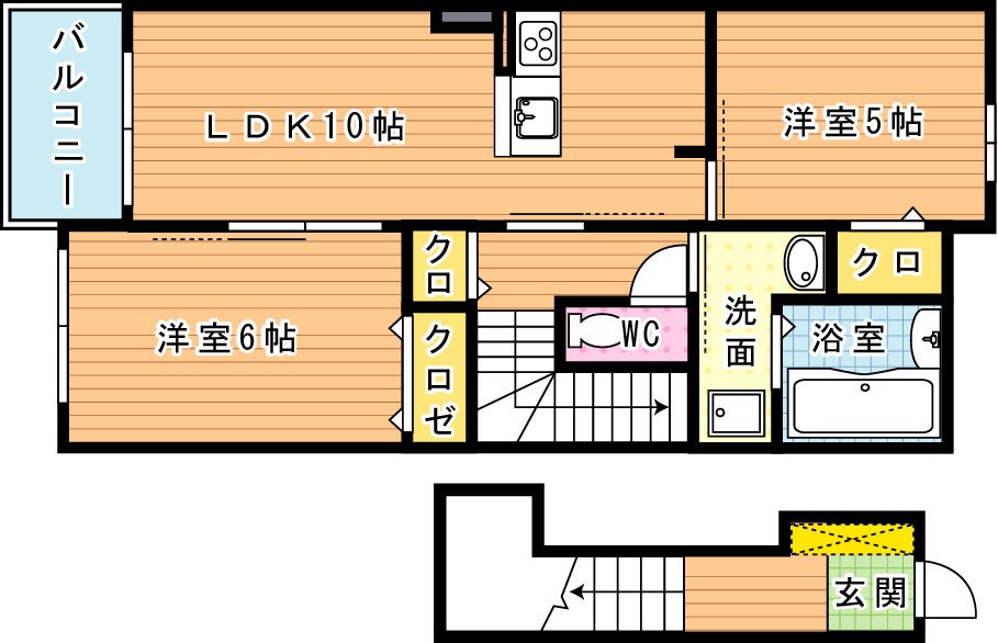 フェニックスN　Ⅱ棟 間取り