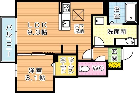 オレンジハウス 間取り図