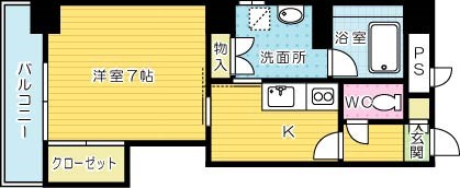 片野タカヤコーポレーションビル  501号室 間取り