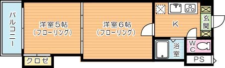 ロイヤルエレガンス 403号室 間取り