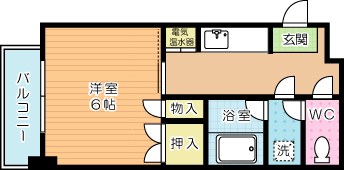 ビブレ北方 402号室 間取り