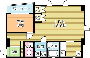 ＦＯＲＺＡ馬借 201号室 間取り