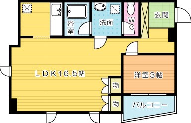 ＦＯＲＺＡ馬借 201号室 間取り