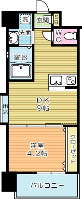 ラフィーネ葛原レスト 1201号室 間取り