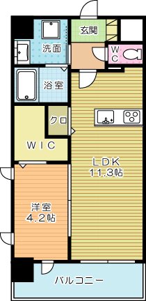 Ｐｒｏｓｐｅｒｅｒ大手町(プロスペレ大手町)  405号室 間取り