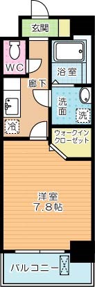 コスモスM 606号室 間取り