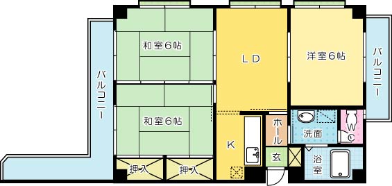 久保ビル 303号室 間取り