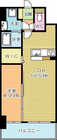エストラーダ小倉 704号室 間取り