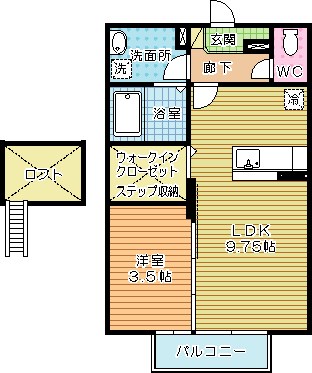 アルタヴィラ 205号室 間取り