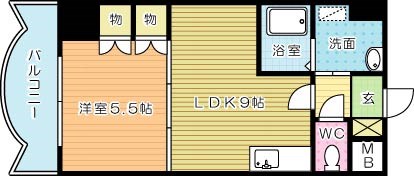 ＲＯＹＡＬ　ＰＡＬＡＣＥ（ロイヤルパレス） 402号室 間取り