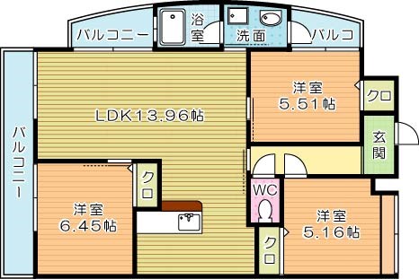ＬＥＡＤ大手町（リード大手町）  908号室 間取り