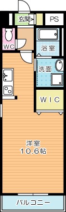 プランドール風の橋東 901号室 間取り