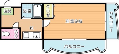 ロイヤルセンチュリー 701号室 間取り