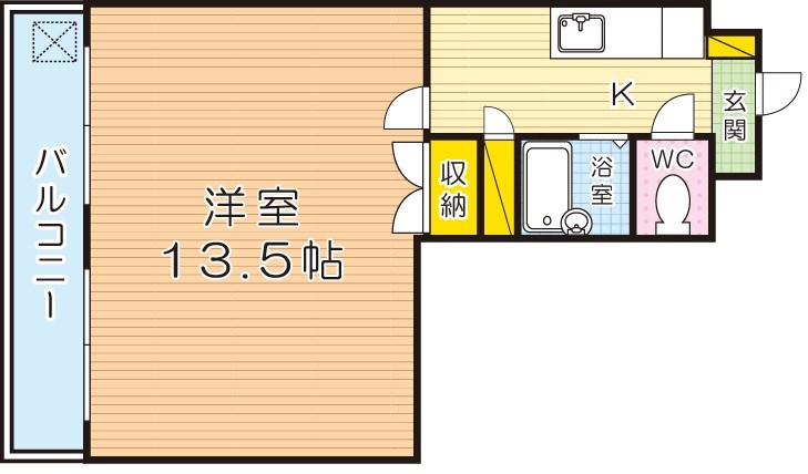 ロイヤルセンチュリー 409号室 間取り