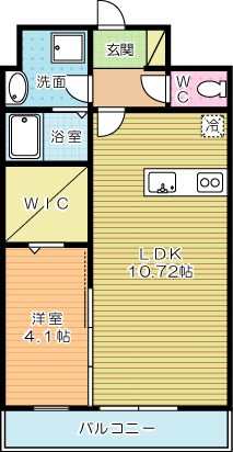 SOLUNA南小倉駅前Ⅰ（ソルーナ南小倉駅前） 701号室 間取り