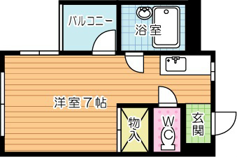 Ｗｉｌｌ　Ｉｎｏｓａｋａ（ウィルイノサカ） 407号室 間取り