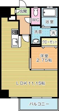 Studie TOBIHATA (スタディ飛幡)   905号室 間取り