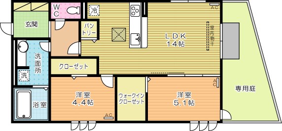 Ｍａｉｓｏｎ　ｄｅ　Ｈｉｐｐｏ(メゾンドヒッポ) 103号室 間取り