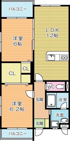 SIERRA TOBATA (シエラ戸畑)   間取り図