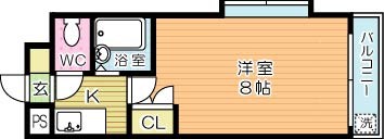 リファレンス到津   201号室 間取り