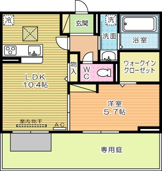 elegant　palace横代北（エレガントパレス横代北） 間取り図