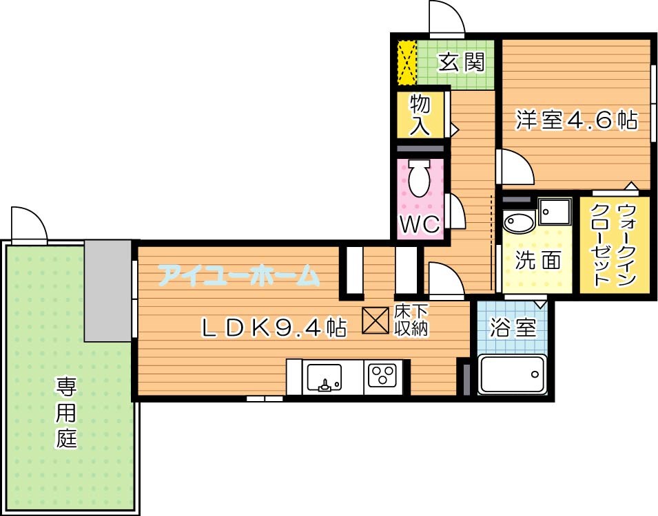 トレス本城東館 間取り図