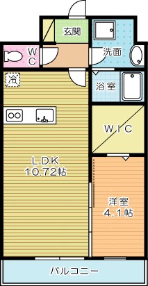 SOLUNA南小倉駅前Ⅰ(ソルーナ南小倉駅前)  205号室 間取り